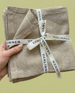 Load image into Gallery viewer, Rough Linen 100% Linen Napkins (Set of 4) – 45x45 cm