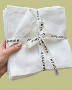 Load image into Gallery viewer, Off-white 100% Linen Napkins (Set of 4) – 45x45 cm