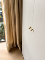 Charger l'image dans la galerie, Custom Made Linen &amp; Hemp Curtains in Biscotti colour (Made to Measure) - 1 panel
