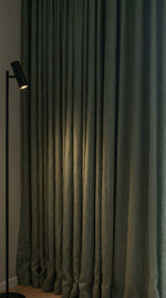 Afbeelding in Gallery-weergave laden, Custom Made Linen Blackout &amp; Dimout Curtains - Aquamarine colour - 1 panel
