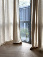 Charger l'image dans la galerie, Custom Made Linen &amp; Hemp Curtains in Biscotti colour (Made to Measure) - 1 panel
