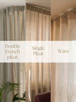 Charger l'image dans la galerie, Wabi-Sabi collection, Custom Made Natural fibres Curtains
