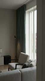 Afbeelding in Gallery-weergave laden, Custom Made Linen Blackout &amp; Dimout Curtains - Aquamarine colour - 1 panel
