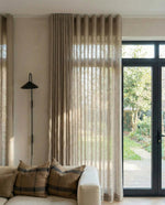 Afbeelding in Gallery-weergave laden, Natuurlijk grijs linnen, dikke gordijnen - 1 paneel
