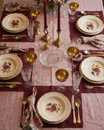 Afbeelding in Gallery-weergave laden, Peonies Flowers 100% Linen Napkins (Set of 4) – Soft European Flax Linen, 45x45 cm
