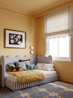Afbeelding in Gallery-weergave laden, Linen Roman Blinds for Baby Rooms
