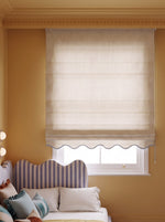 Afbeelding in Gallery-weergave laden, Linen Roman Blinds for Baby Rooms
