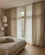 Load image into Gallery viewer, Natural 100% linen thick curtains - 1 panel
