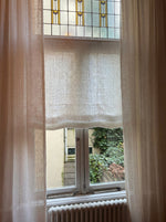 Load image into Gallery viewer, Relaxed Linen Roman Blinds Off-White
