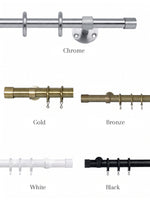 Load image into Gallery viewer, Linen Cafe Curtain – Top and Bottom Rod
