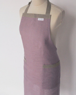 Load image into Gallery viewer, Linen apron in natural linen
