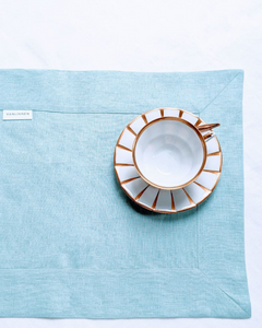 Linen table placemats - multiple colours