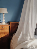 Load image into Gallery viewer, Linen canopy bed tulle - 1 panel
