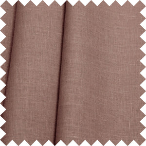 Taupe linen curtains, sheer drapes - 1 panel