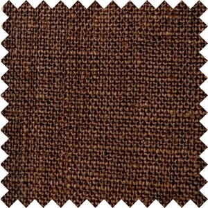 Chestnut linen curtains, thick drapes - 1 panel