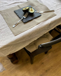 Linen table placemats - multiple colours