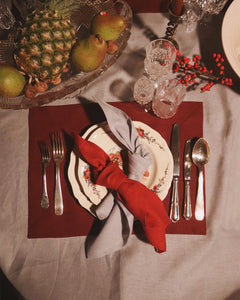 Christmas linen napkins