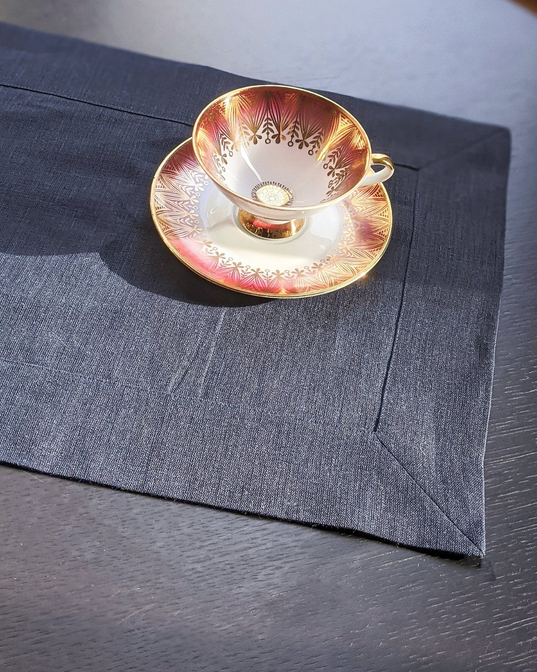 Linen table placemats - multiple colours